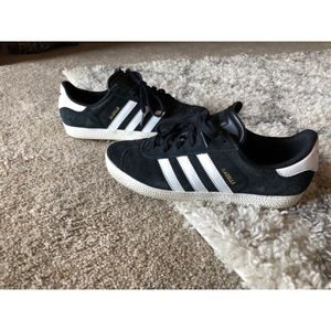 Black and white adidas